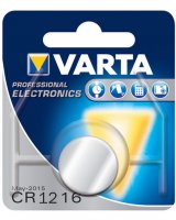 VARTA PRO 3V LITHIUM BUTTON CELL CR1216 BLISTER (1PC)