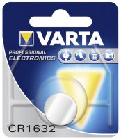 VARTA PRO 3V LITHIUM BUTTON CELL CR1632 BLISTER (1PC)
