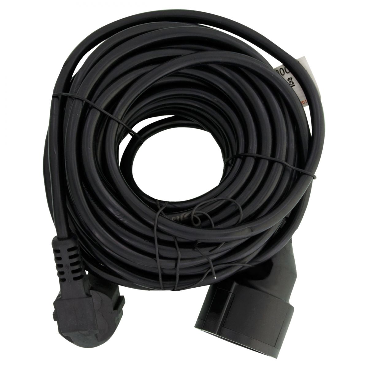 verlengsnoer met randaarde 2500w 3x10 mm zwart 10 meter 1st verlengsnoer met randaarde 2500w 3x10 mm zwart 10 meter 1st