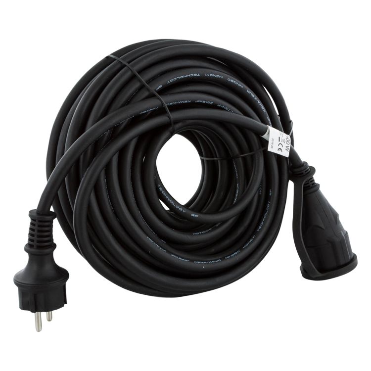 verlengsnoer met randaarde 3500w spatwaterdicht ip44 3x15mm2 zwart 20 meter 1st verlengsnoer met randaarde 3500w spatwaterdicht ip44 3x15mm2 zwart 20 meter 1st