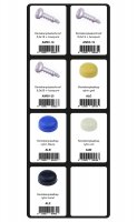 VIS DE PLAQUE D‘IMMATRICULATION REMPLIES (1PC) VIS DE PLAQUE D‘IMMATRICULATION REMPLIES (1PC)