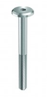 VLAKKE SCHROEF, VERBINDINGSBOUT MET BINNENZESKANT VERZINKT TYPE KF M6X40 (100)