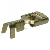 VLAKSTEKERHULS ONGEISOLEERD MESSING (0,5-1,0) 4,8X0,8 (100ST)