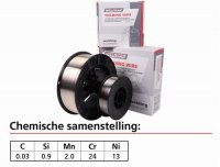 WELDING WIRE STAINLESS STEEL 316 LSI Ø 0.8MM 5KG (1PC)