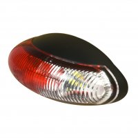 WIDE LIGHT 10-30V RED/WHITE 60X34MM LED (1PC)