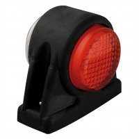 WIDE LIGHT 12/24V RED/WHITE 101X82MM LED (1PC)