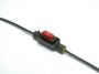 ZEKERINGHOUDER MINI LOW PROFILE ZWARTE DRAAD 1,5MM2 (10)