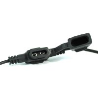 ZEKERINGHOUDER MINI MET KAP ZWARTE DRAAD 1,5MM (10)